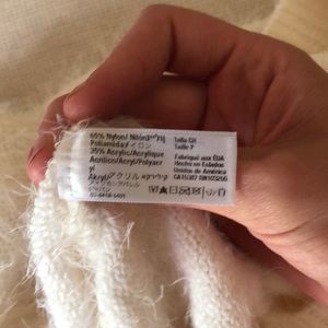 American Apparel Tops - American Apparel White Fuzzy Crop Top American Apparel Tops - American Apparel White Fuzzy Crop Top